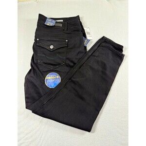 Angels Curvy Skinny Jeans Black Denim Mid Rise Stretch 5-Pocket Womens 22W 629